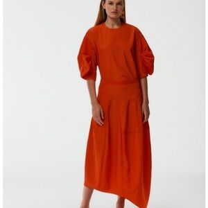 Tibi Sporty Nylon Skirt